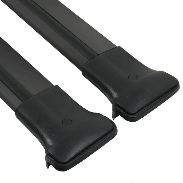 Roof Bars Rack Aluminium Black fits Daihatsu Terios 1997-2005