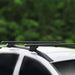 Roof Bars Rack Aluminium Black fits Volvo V50 2004-2013 For Raised Rails Omtec - Bars 4 Cars