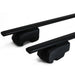 Roof Bars Rack Aluminium Black fits Volvo Xc70 1997-2016 For Raised Rails Omtec - Bars 4 Cars