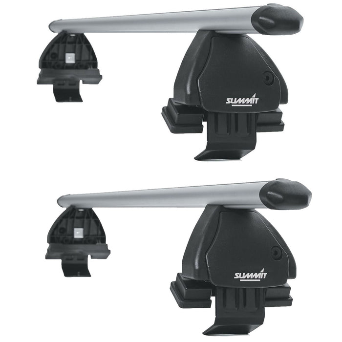 Summit SUP-A031 Premium Aluminium Multi-Fit Roof Bars, Lockable, Set of 2 Summit - Bars 4 Cars