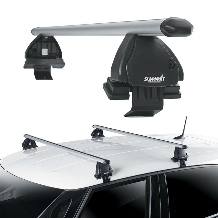 Summit SUP-A083 Premium Aluminium Multi-Fit Roof Bars, Lockable, Set of 2 Summit - Bars 4 Cars