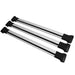 3x Roof Bars Rack Aluminium Silver fits Mercedes Vito 1996- W638 W639 W447 Omtec - Bars 4 Cars