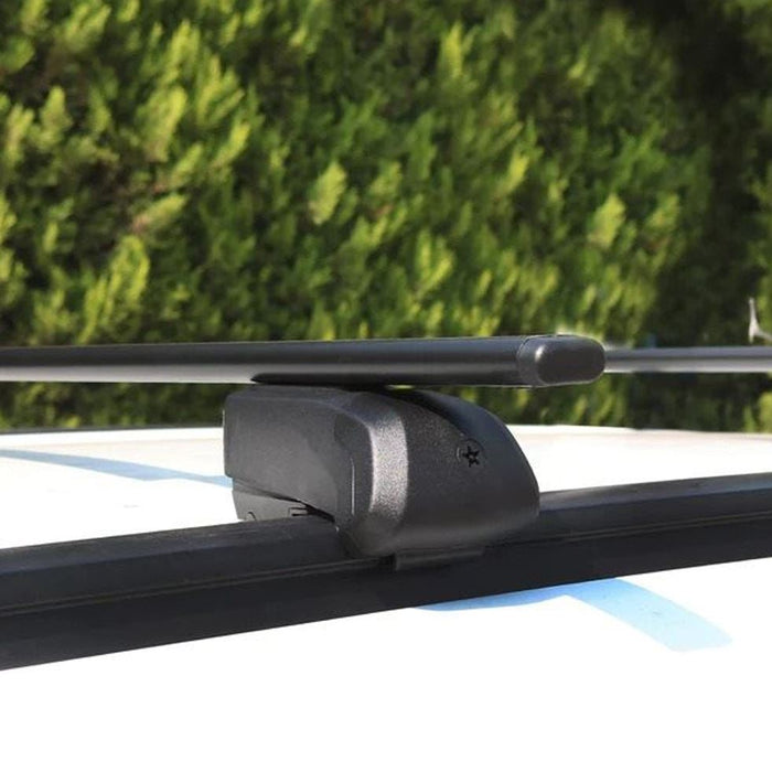 Roof Bars Rack Black Locking fits Jaguar F-Pace 2016- Omtec - Bars 4 Cars