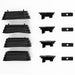 Summit SUP-065  Premium Multi Fit Roof Bars, Black Steel, Set of 2 Summit - Bars 4 Cars