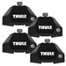 Thule 7107 Evo Foot Pack Fix point 710700 - 4 Pack Thule - Bars 4 Cars