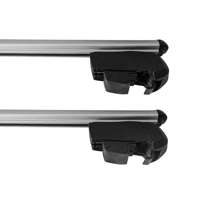 Roof Bars Rack Silver Locking fits Mercedes E-Class 2017-2020 Omtec - Bars 4 Cars