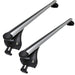 Summit SUP-965A Premium Integrated Railing Bar for Cars with Running Rails, Aluminium, Set of 2 Summit - Bars 4 Cars