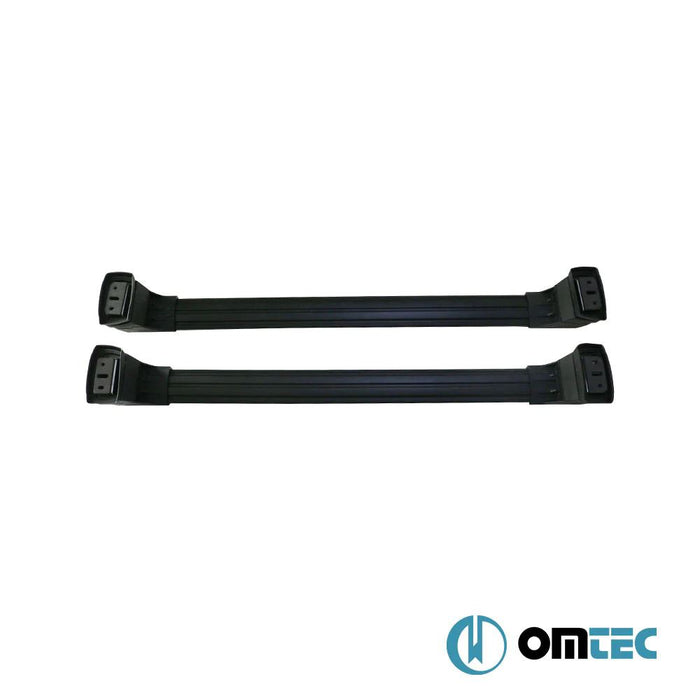 Aluminium Roof Bars Rack Black fits Mazda 3 2003-2013 Bl Bk