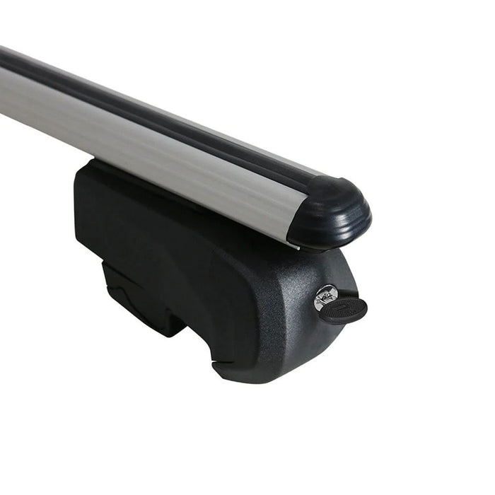 Roof Bars Rack Silver Locking fits Land Rover Range Rover Sport 2005-2013 Omtec - Bars 4 Cars