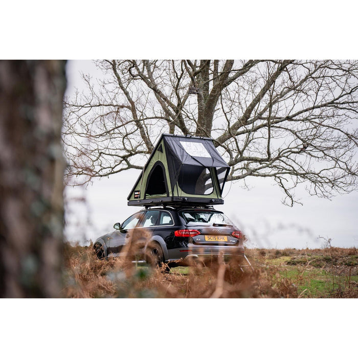 TentBox Cargo 2.0 (Forest Green) 2 Person Roof Tent TENTBOX - Bars 4 Cars