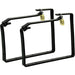 2 LOCKABLE WALL LADDER BIKE STORAGE HOOKS HEAVY DUTY RACK Rolson - Bars 4 Cars