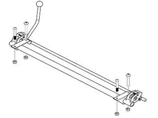 Thule Axle arking brake assembly - Thule Courier Replacement Part 1500054796 Thule - Bars 4 Cars