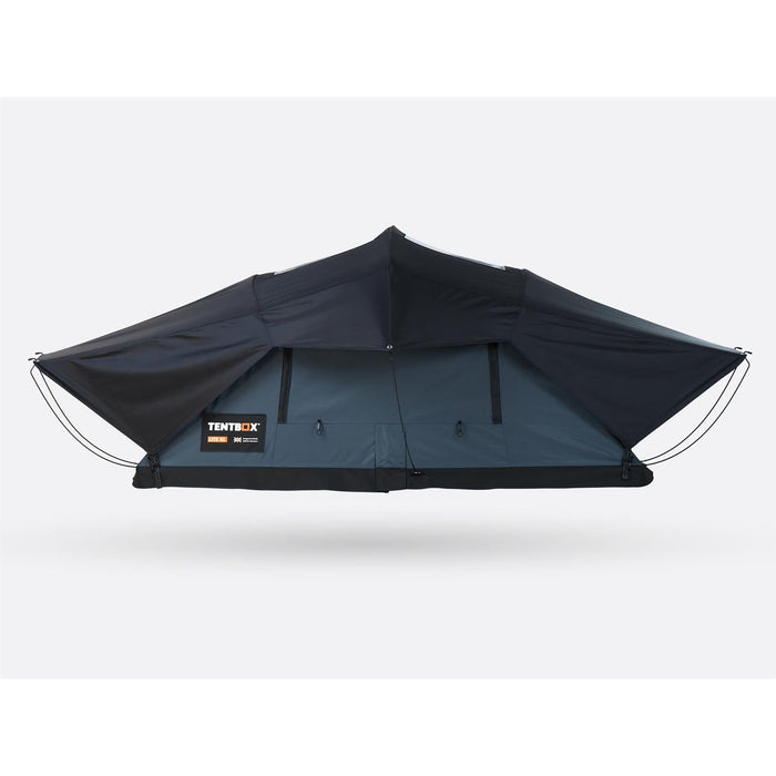 TentBox Lite XL (Slate Grey) 4 Person Roof Tent TENTBOX - Bars 4 Cars