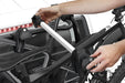 Thule WanderWay two-bike hanging trunk bike rack black Boot bike rack Thule - Bars 4 Cars