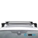 Aluminium Roof Bars Rack Black fits BMW 4 Series Gran Coupe 2014-2020 F36 Omtec - Bars 4 Cars