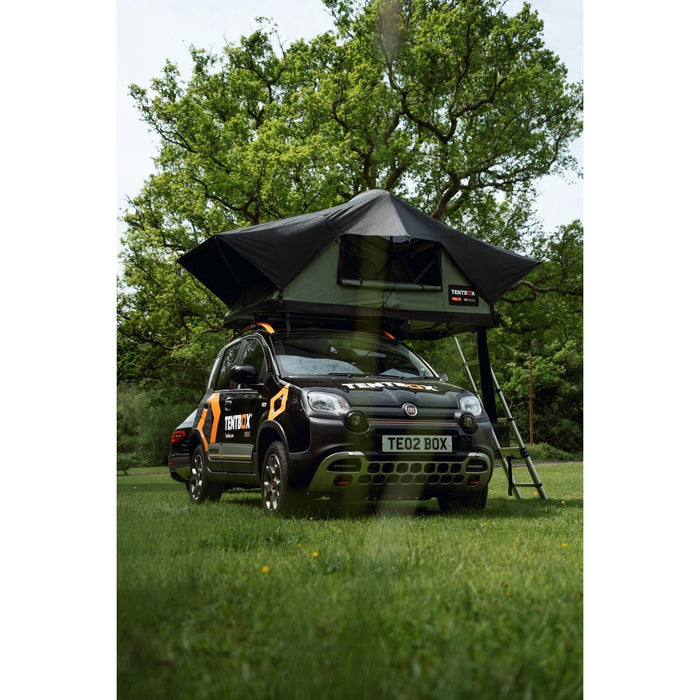 TentBox Lite 2.0 (Forest Green) 2 Person Roof Tent TENTBOX - Bars 4 Cars