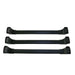 Aluminium Roof Bars Rack Black Set of 3 fits Volkswagen Caddy 2021- Omtec - Bars 4 Cars