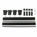 Roof Bars Rack Aluminium Black fits Fiat Ducato 2006- X250 Omtec - Bars 4 Cars