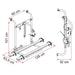 Fiamma Carry-Bike Caravan Hobby 2003 on Bike Carrier Rear Wall Bike Rack 02093A77A Fiamma - Bars 4 Cars