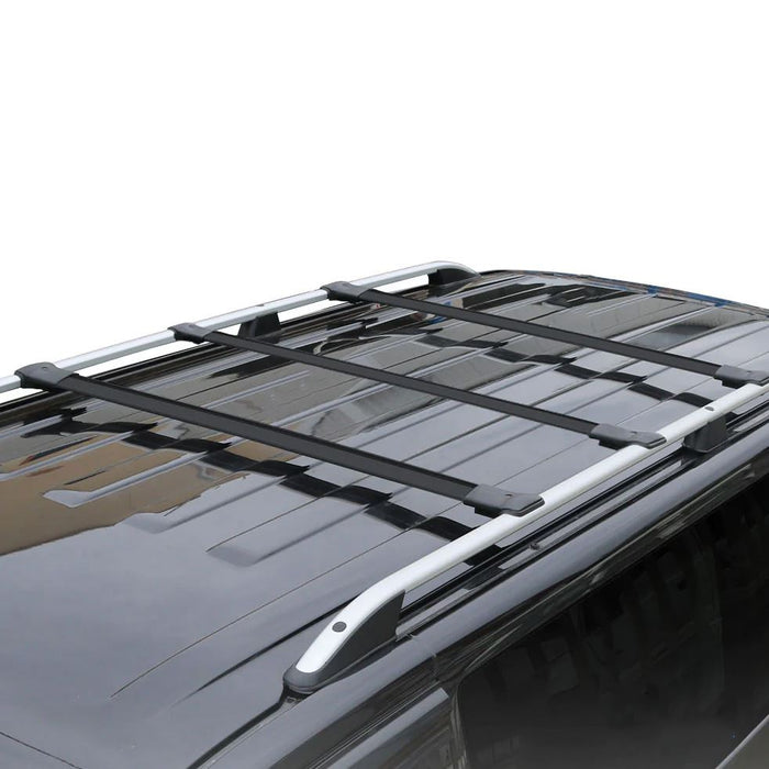 Omtec 3x Roof Bars Rack Aluminium Black fits Fiat Ducato - VAN X250 - (2006 - ) Omtec - Bars 4 Cars