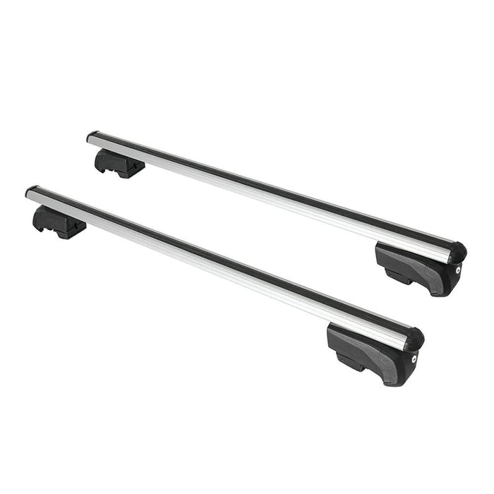 Roof Bars Rack Silver Locking fits Land Rover Range Rover Sport 2005-2013 Omtec - Bars 4 Cars