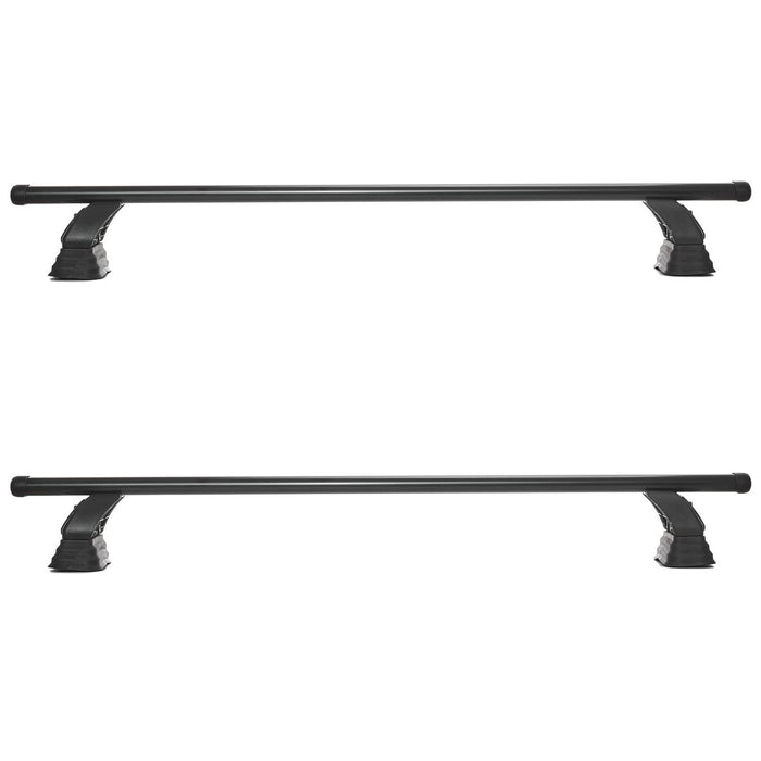 Summit SUP-022  Premium Multi Fit Roof Bars, Black Steel, Set of 2 Summit - Bars 4 Cars