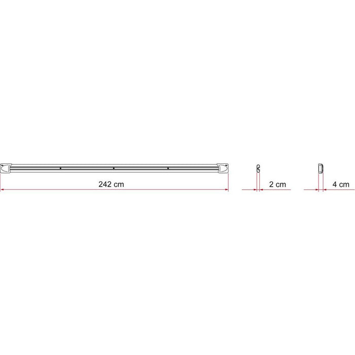 Fiamma Fixing Bar Carry Bike: Secure bike attachment Fiamma - Bars 4 Cars