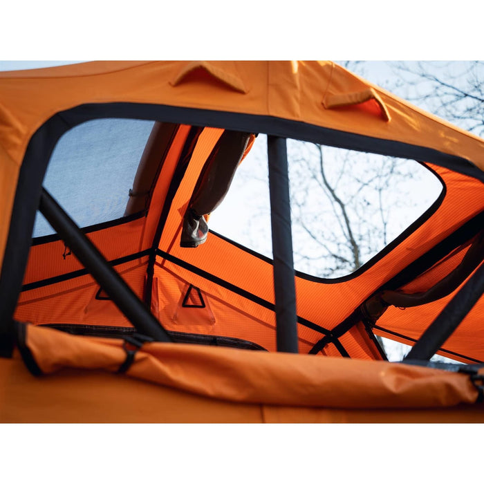 TentBox Lite 2.0 (Sunset Orange) 2 Person Roof Tent TENTBOX - Bars 4 Cars