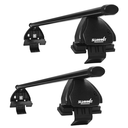 Summit SUP-038  Premium Multi Fit Roof Bars, Black Steel, Set of 2 Summit - Bars 4 Cars