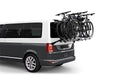 Thule WanderWay two-bike hanging trunk bike rack black Boot bike rack Thule - Bars 4 Cars