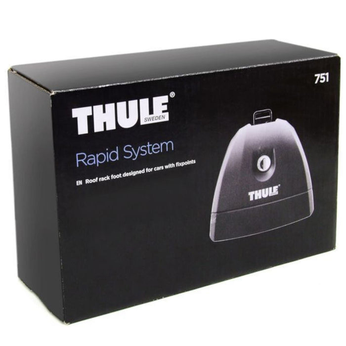 Thule 751 Evo Foot Pack Rapid XT System Fix point 751000 - 4 Pack Thule - Bars 4 Cars