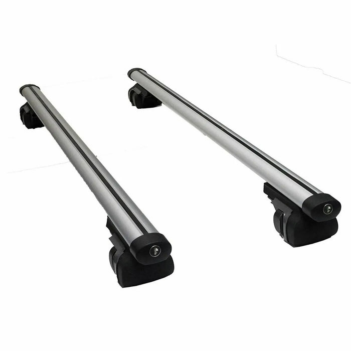 Summit SUM-003 Semi Universal Roof Bars (Pair of) to Fit Cars with Running Rails, Aluminium 1.35m in Length, Set of 2, one size Summit - Bars 4 Cars