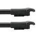 Roof Bars Rack Aluminium Black fits Ford Ranger 2011- Onwards Omtec - Bars 4 Cars