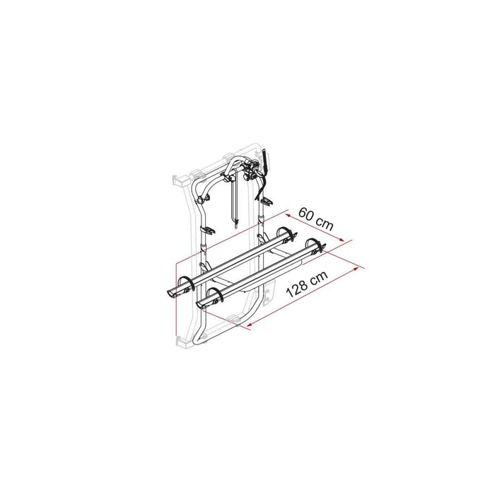 Carry Bike Frame Deep Black (02096 35A) Nova - Bars 4 Cars