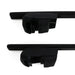 Roof Bars Rack Black fits Jeep Commander 2022- Onward for Flush Rails 75KG Omtec - Bars 4 Cars