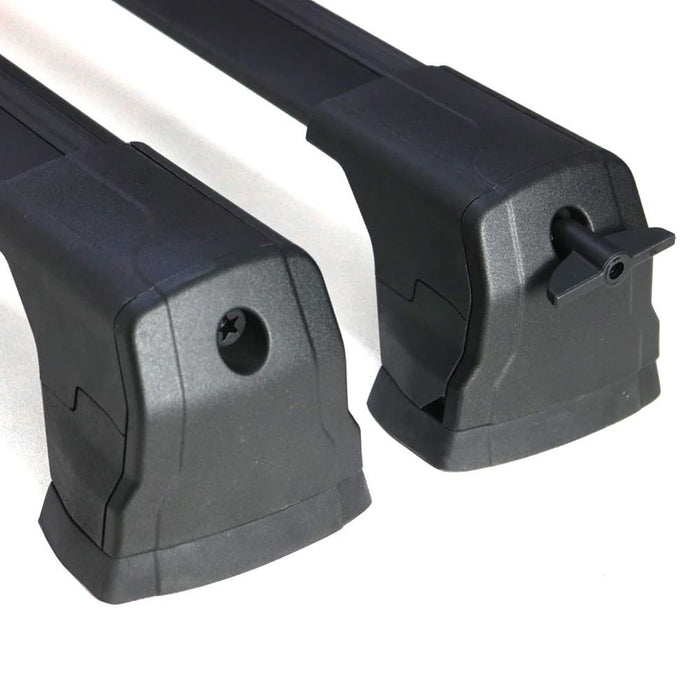 Aluminium Roof Bars Rack Black fits Nissan Nv200 2010- M20