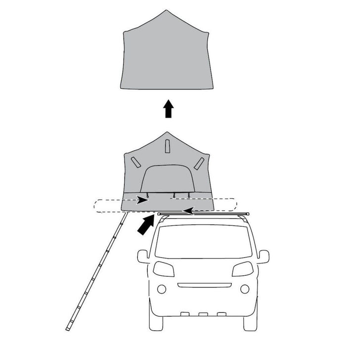 Thule Canopy Replacement Part/Spare 1500054635 Thule - Bars 4 Cars