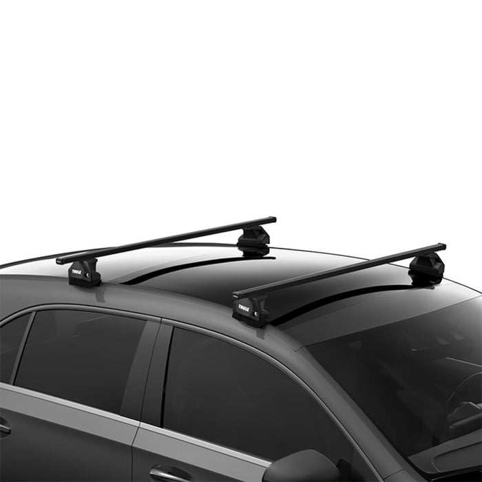 Thule SquareBar Evo Roof Bars Black fits Ford Tourneo Custom 2024- 5 doors with Fixed Points Thule - Bars 4 Cars