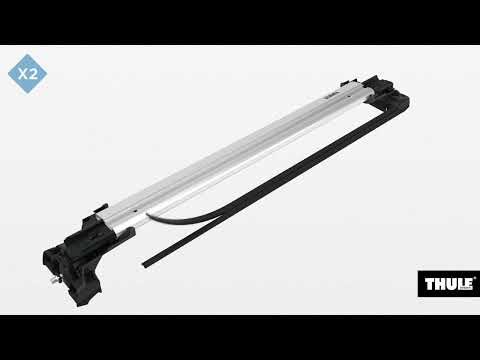 Thule WingBar Edge Roof Bars Aluminum fits Audi A6 Avant 2019- 5 doors with Flush Rails Thule - Bars 4 Cars