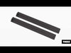 Thule SquareBar Evo Roof Bars Black fits Volkswagen Quantum 1991- 5 doors with Raised Rails Thule - Bars 4 Cars