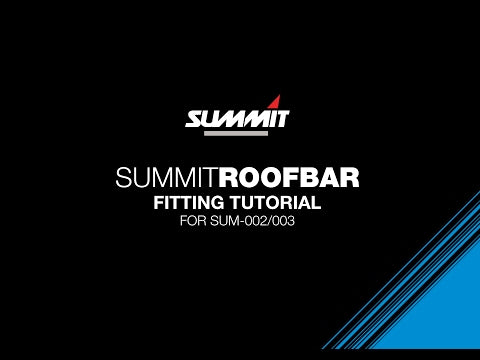 Summit Value Aluminium Roof Bars fits Mitsubishi Space Star 1998-2005 Mpv 5-dr with Railing Summit - Bars 4 Cars