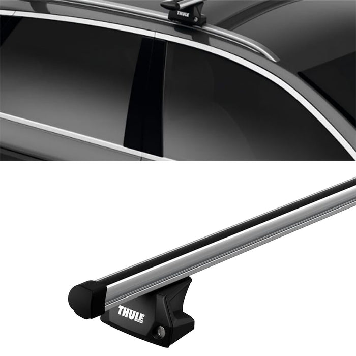 Thule ProBar Evo Roof Bars Aluminum fits Mitsubishi L200 Double Cab 2015-2023 4 doors with Raised Rails and flush rail foot Thule - Bars 4 Cars