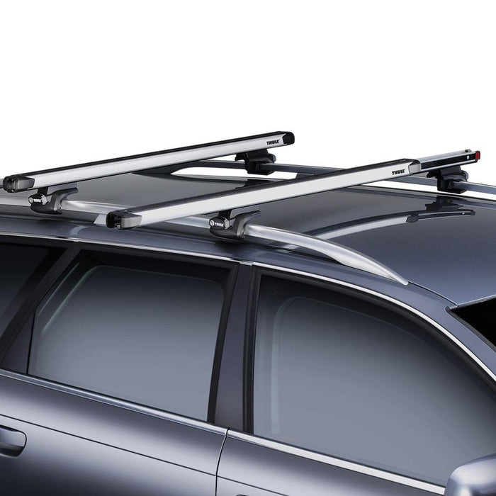 Thule SlideBar Evo Roof Bars Aluminum fits Ford Grand Tourneo Connect 2022- 5 doors with Raised Rails Thule - Bars 4 Cars