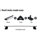 Thule SlideBar Evo Roof Bars Aluminum fits Kia EV9 2023- 5 doors with Normal Roof Thule - Bars 4 Cars