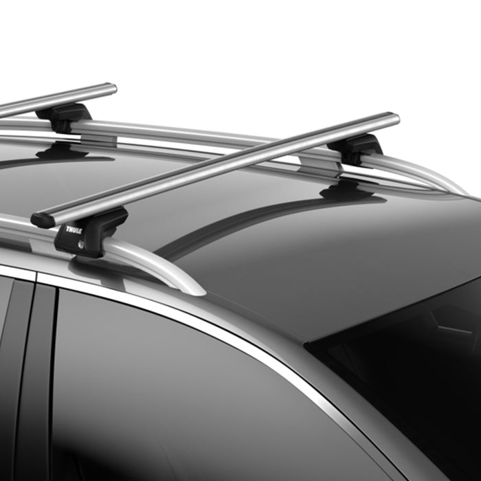 Thule SmartRack XT Roof Bars Aluminum fits Nissan Pathfinder 2022- 5 doors with Raised Rails Thule - Bars 4 Cars