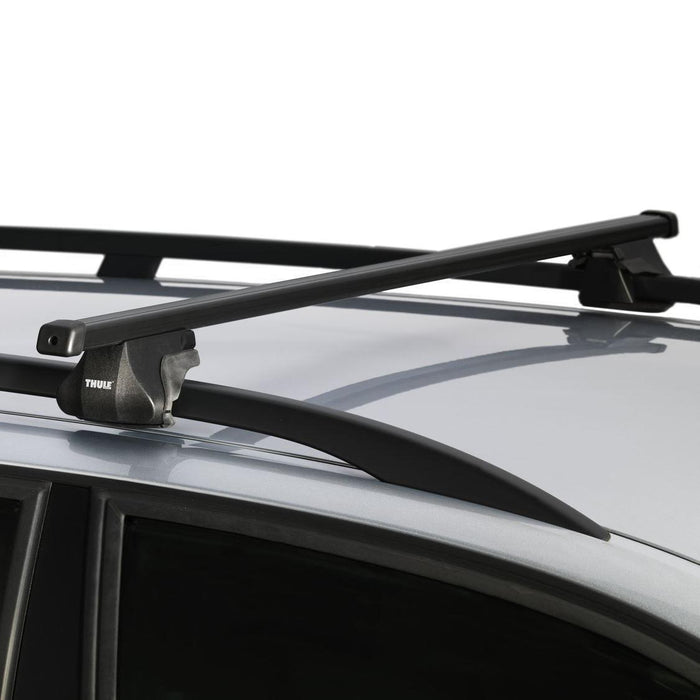 Thule SmartRack XT Roof Bars Black fits Volkswagen Caddy Cargo Maxi 2021- 5 doors with Raised Rails Thule - Bars 4 Cars