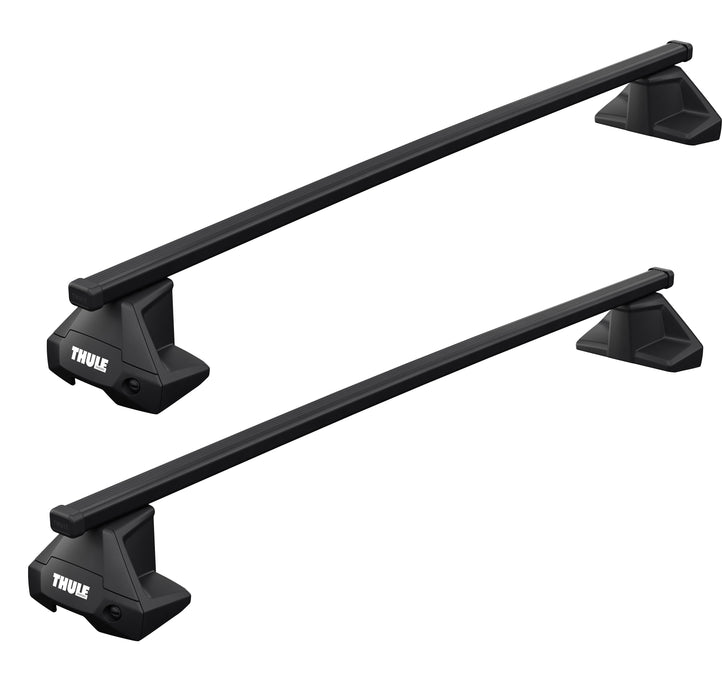 Thule SquareBar Evo Roof Bars Black fits Volkswagen ID.7 2024- 5 doors with Normal Roof Thule - Bars 4 Cars