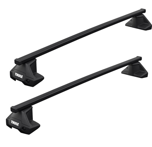 Thule SquareBar Evo Roof Bars Black fits Toyota Proace City Verso 2020- 5 doors with Flush Rails Thule - Bars 4 Cars