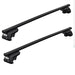 Thule SquareBar Evo Roof Bars Black fits Volkswagen Caddy Maxi Life 2021- 4 doors with Raised Rails Thule - Bars 4 Cars