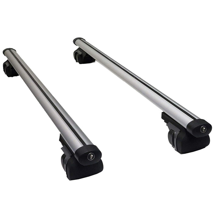 Summit Value Aluminium Roof Bars fits Vauxhall Kadett  1984-1991  Estate 5-dr with Railing images